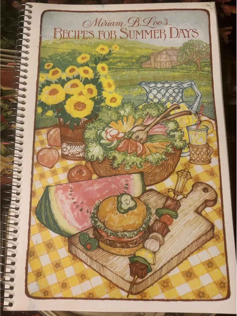 Vintage 1980 Miriam B. Loo’s Recipes for Summer Days Cookbook